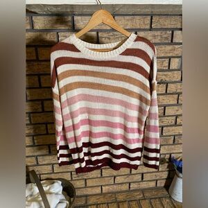 Striped sweater‎